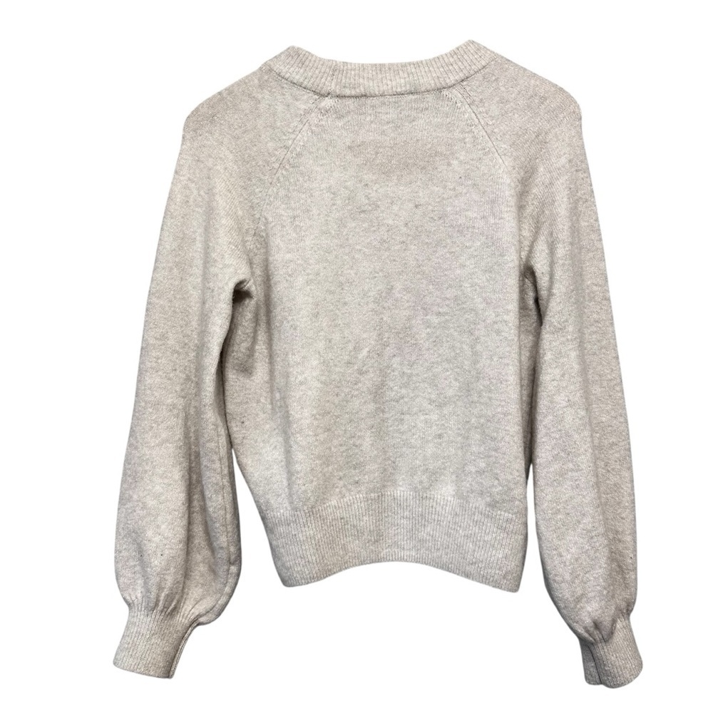 Draper James RSVP Long Sleeve Embellished Sweater Size Small Glitzy Glam Casual - Picture 3 of 9